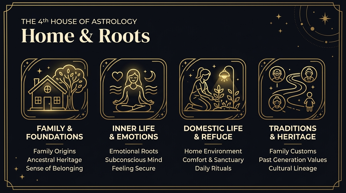 The 4th House: Where You Come From and Where You Land — key themes