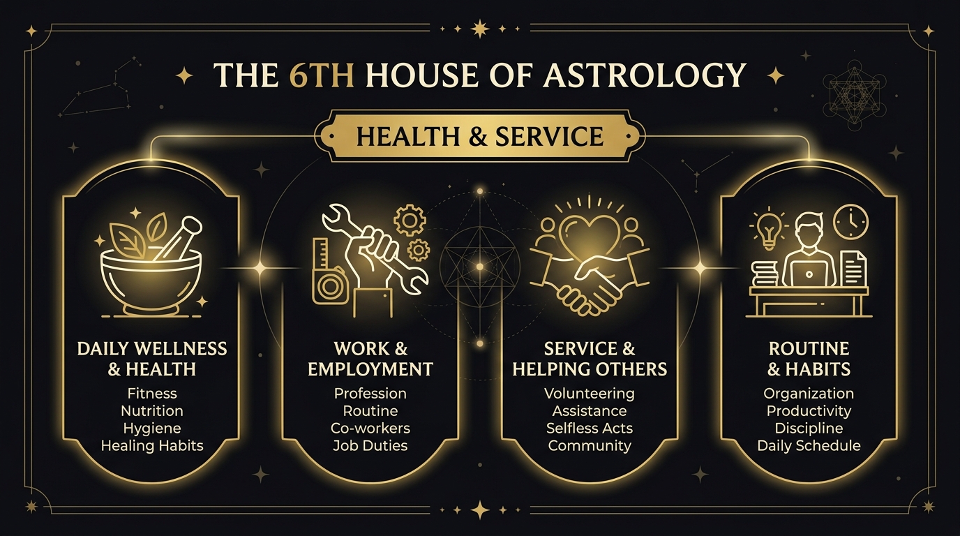 The 6th House: The Work That Keeps You Running — key themes