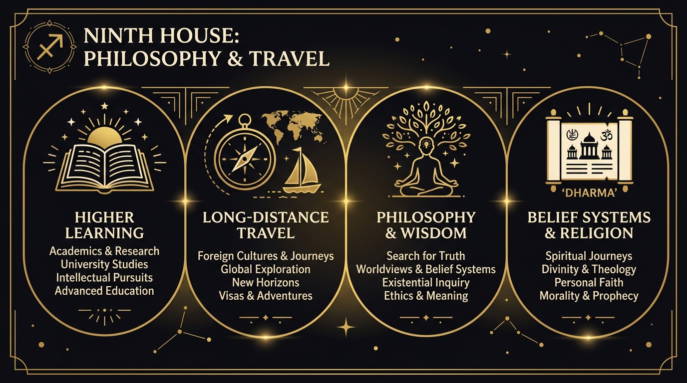 The 9th House: Where You Search for Meaning — key themes