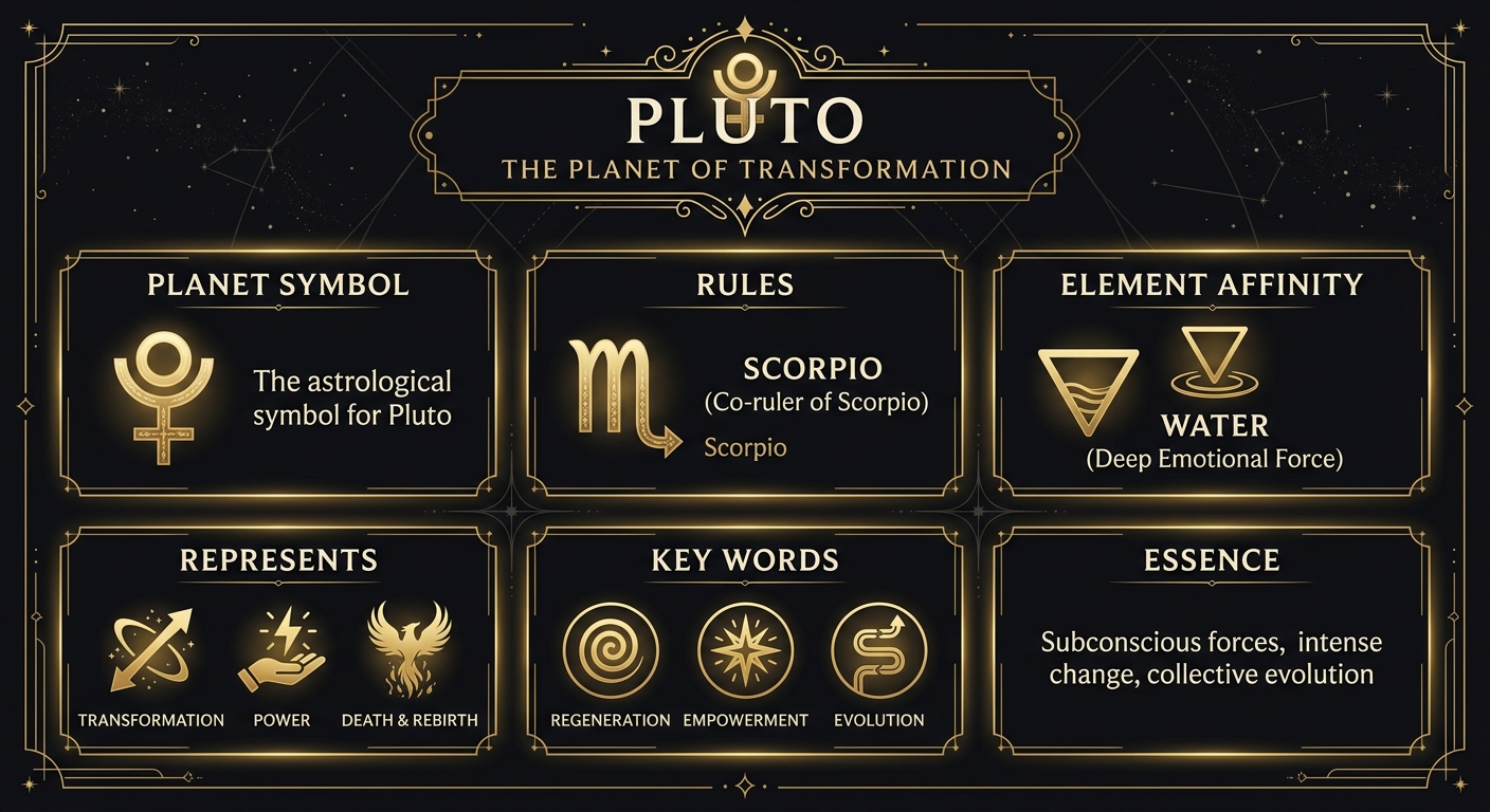 Pluto in Capricorn — planet attributes